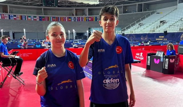 Avrupa'da büyük başarı: Görkem Öçal ve Ela Su Yönter yarı finalde