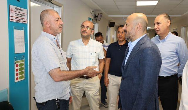 Halil Nacar, Seyhan'da sağlık hizmetlerini yerinde inceledi