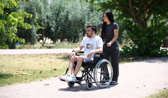 Maganda kurşunuyla felç kaldı, eşinin sevgisiyle hayata tutundu
