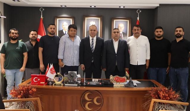 MHP Adana İl Başkanlığı, Minibüsçüler Odası heyetini ağırladı