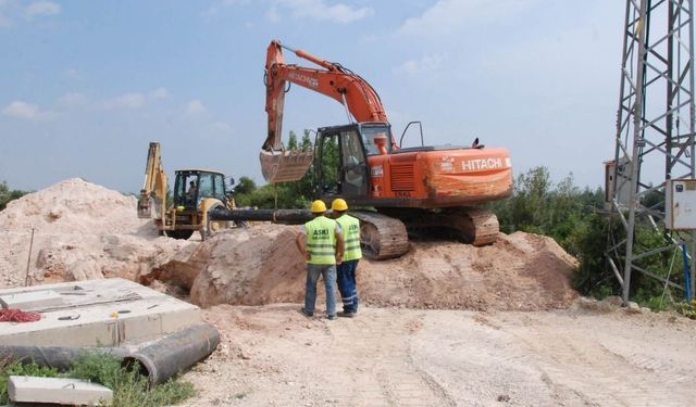 Sarıçam Akkuyu Mahallesi'ne 26 Kilometrelik içme suyu hattı