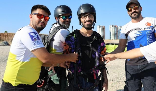 Serebral palsi hastası Cabbar’ın doğum gününde gökyüzü sevinci