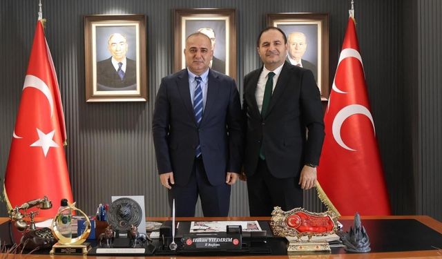 Seyhan İlçe Milli Eğitim Müdürü Murat Çelik’ten MHP ziyareti