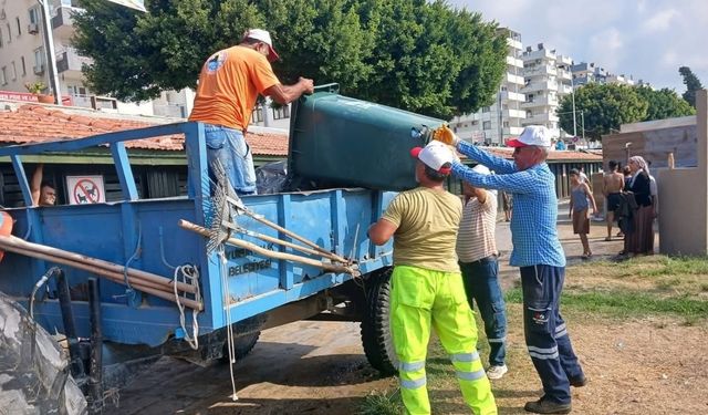 Yumurtalık Belediyesi'nden sahil ve plajlarda kapsamlı temizlik