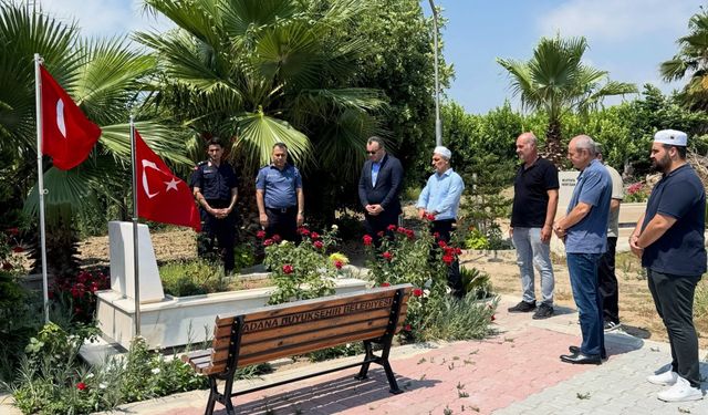 Yumurtalık’ta 15 Temmuz’un 10. yılında Şehitler dualarla anıldı