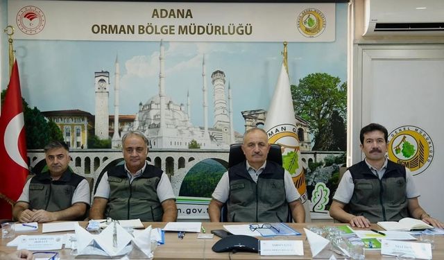 Adana’da orman yangınlarıyla mücadele çalışmaları masaya yatırıldı