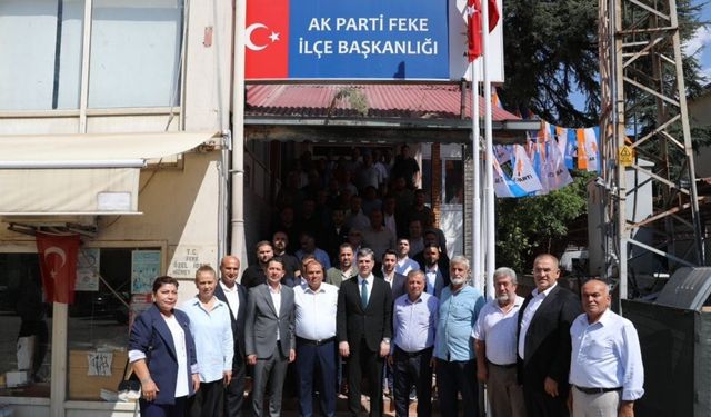 AK Parti Adana İl Başkanı Mustafa Özkan'dan Feke'ye çıkarma yaptı