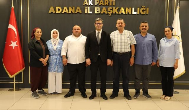 AK Parti Adana İl Başkanlığına üst üste ziyaretler