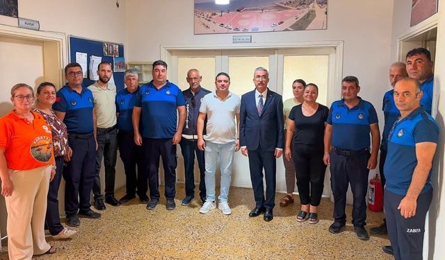 Ali Bedrettin Karataş'tan Zabıta Müdürlüğü'ne ziyaret