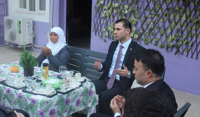 Feke Kaymakamı Yamakoğlu’ndan Gazi ve Şehit ailesine anlamlı ziyaret