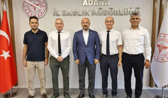 Halil Nacar, Balcalı Hastanesi yönetimini ağırladı
