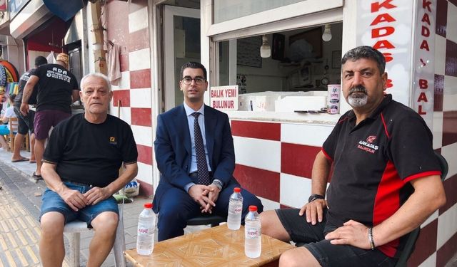 Kaymakam Vekili Ozan Onu'dan Karataş esnafına ziyaret