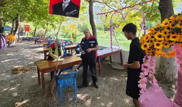 Kozan’da gıda denetimi: Cennet Vadisi’ndeki işletmeler mercek altında