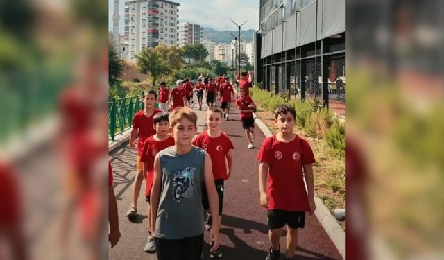 Kozan’da U11 Güreş Milli Takımı sporcularına anlamlı ziyaret