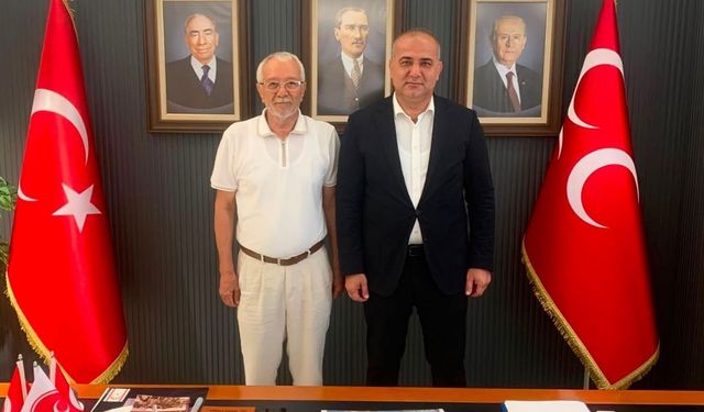 MHP Adana İl Başkanlığı'nda Ramazan Akyürek ağırlandı