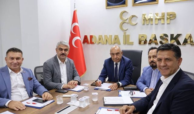 MHP Adana'da grup toplantısı gerçekleştirdi