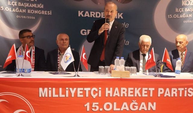 MHP Kozan İlçe Kongresi'nde Yusuf Seymen güven tazeledi