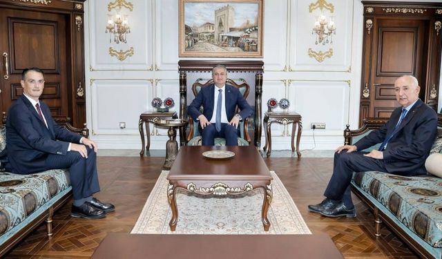 Mustafa Yavuz, ÇED Genel Müdürü Fatih Ekmekçi’yi ağırladı