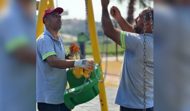 Seyhan'da bir park daha yenilenerek hizmete açıldı