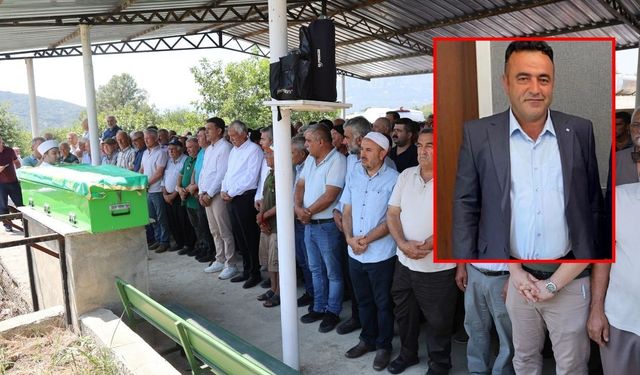 Eskimantaş Mahallesi Muhtarı Mustafa Aköz toprağa verildi