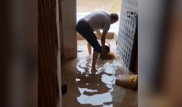 Tufanbeyli’de sağanak etkili oldu