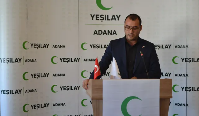 Yeşilay Adana'dan anlamlı dayanışma: "Filistin için temiz nefes yürüyüşü"