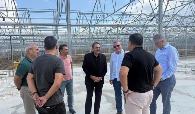 Abdullah Doğru'dan Karataş Organize Tarım Bölgesi'ne ziyaret