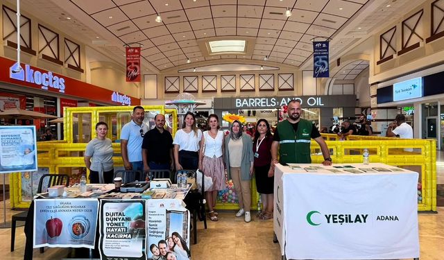 Adana'da Yeşilay'dan "Dumansız ve Sağlıklı Yaşam" farkındalık hamlesi