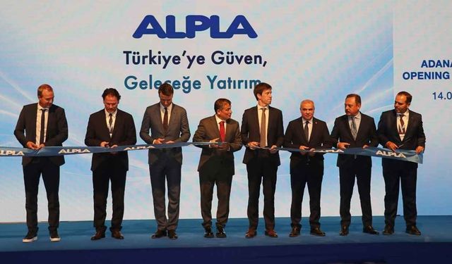 ALPLA Adana fabrikasını açtı: 10 milyon avroluk yatırım, 80 kişiye iş