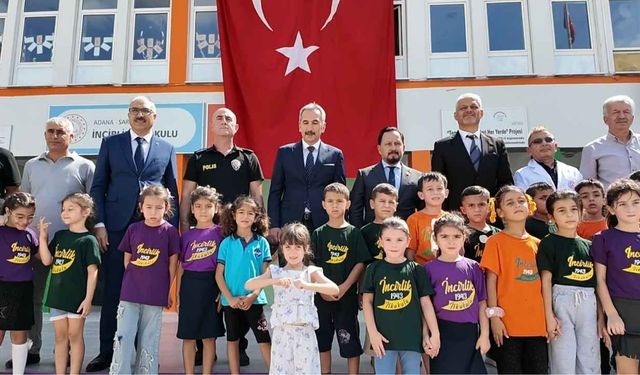 Bilal Uludağ, İncirlik İlkokulunda öğrencilerle buluştu