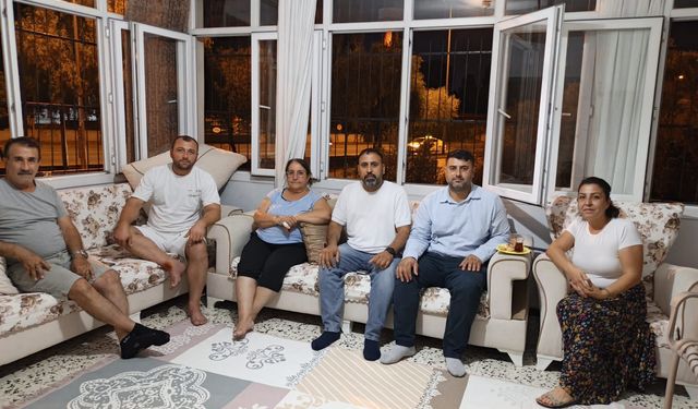 Muhtarlar ve Zafer Partisi'nden Mehmet Emin Balaban'a geçmiş olsun ziyareti!