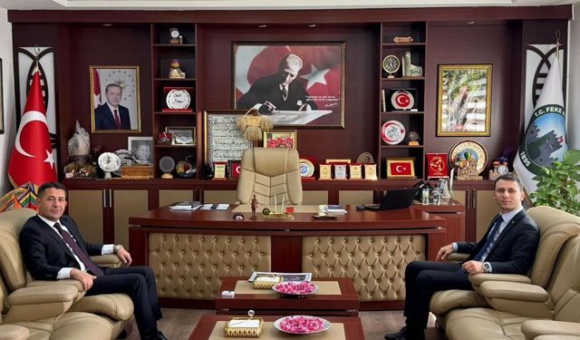Kaymakam Yamakoğlu’ndan Başkan Özen’e iade-i ziyaret