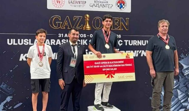 Kayra Tamer Şen, Gazi Open’dan iki dereceyle döndü
