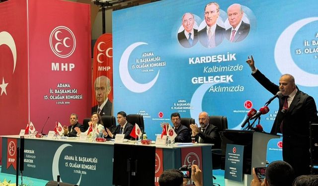 MHP Adana'da Hakan Yıldırım güven tazeledi: Yeni yönetim listesi belli oldu