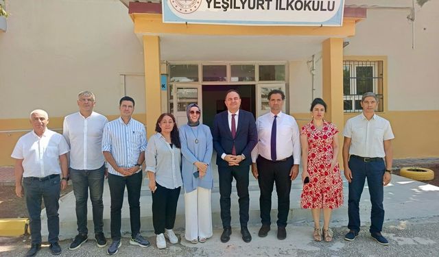 Müdür Murat Çelik'ten Yeşilyurt ve İşitme Engelliler okullarına ziyaret
