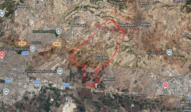 Sarıçam Göztepe’de 165 hektarlık imar planı askıya çıktı