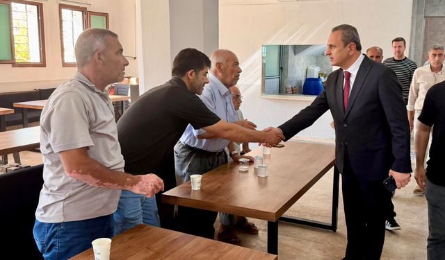 Yüreğir Başkan Vekili Özünal’dan taziye ve esnaf ziyaretleri
