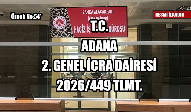 ADANA 2. GENEL İCRA DAİRESİ