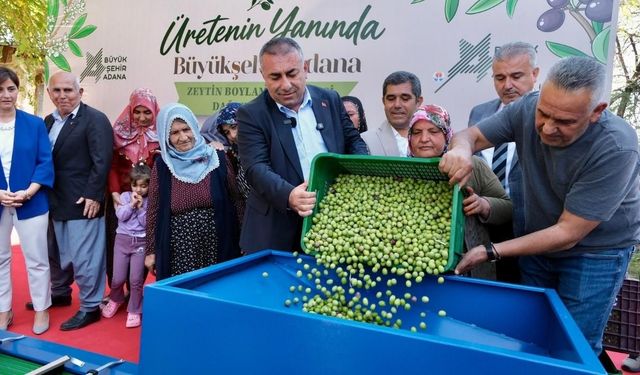 Adana’da zeytin üreticilerine makine desteği: 9 mahallede kullanılacak