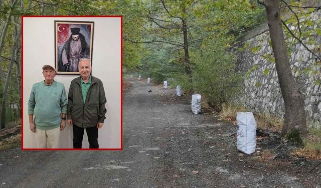 Adana'da iki emekli arkadaş 3 günde 20 çuval çöp topladı