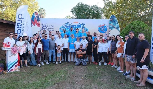 Adana'da "Tahtada Kal, Şampiyon Ol" SUP etkinliği heyecan dolu yarışlarla sona erdi