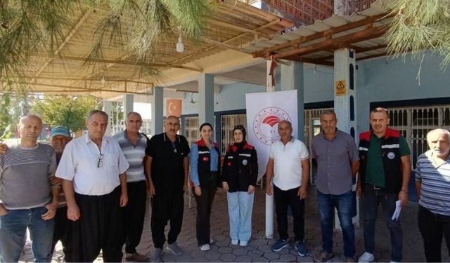 Adana’da tarım ekiplerinden 6 ilçeye çıkarma: Üreticiler bilgilendirildi