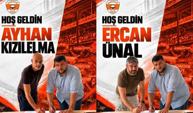 Adanaspor'da çifte imza! Teknik ekibe iki yeni isim katıldı
