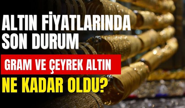 Altın fiyatlarında düşüş devam ediyor: Altın fiyatı ne kadar?
