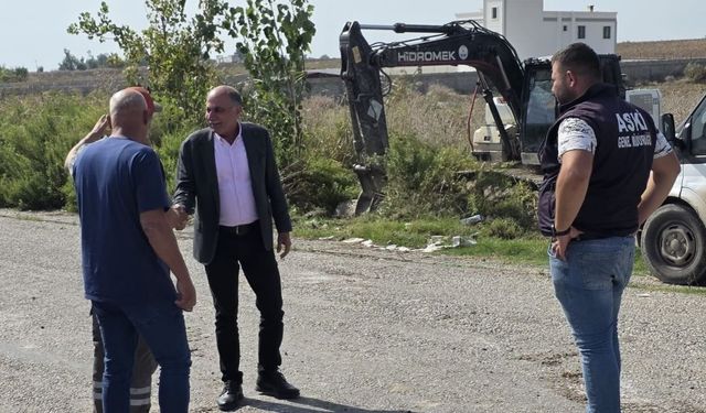 Büyükşehir desteğiyle Yumurtalık’ta temizlik çalışması