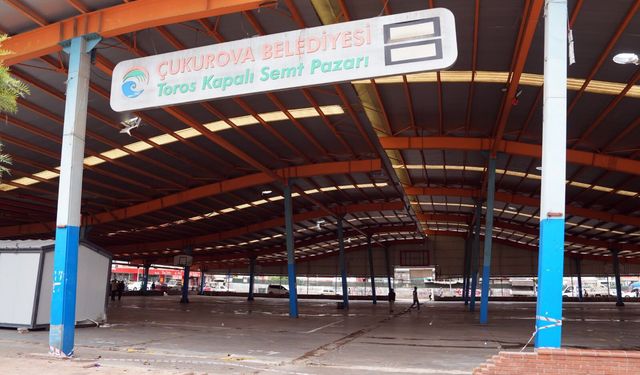 Çukurova’da iki kapalı semt pazarı yenileniyor