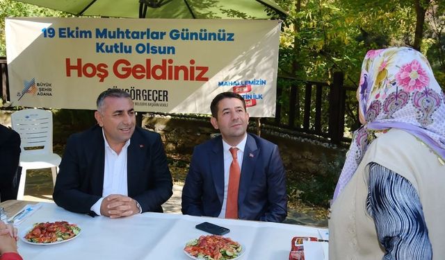 Geçer, Saimbeyli, Feke ve Tufanbeyli muhtarlarıyla buluştu