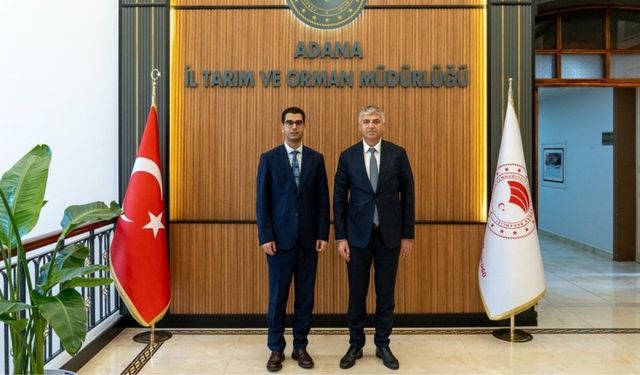 Karataş Kaymakam Vekili Ozan Onu'dan İl Müdürü Bayazıt'a ziyaret