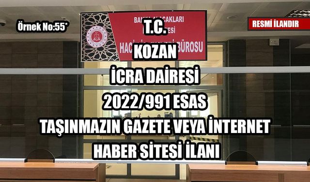 KOZAN İCRA DAİRESİ