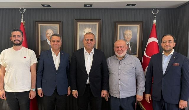 MHP Adana İl Başkanlığı’nda Çukurova İlçe teşkilatı ağırlandı